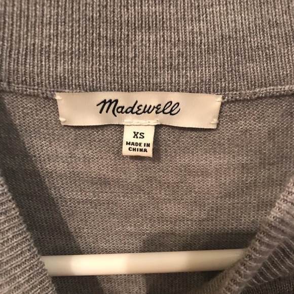 Madewell Mock Neck Boxy Sweater, XS - Picture 5 of 6